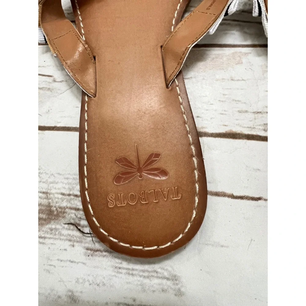 Talbots stitching white made